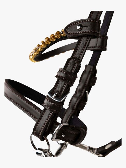 My Hobby Horse Hodelag med Gullsteiner, Brun