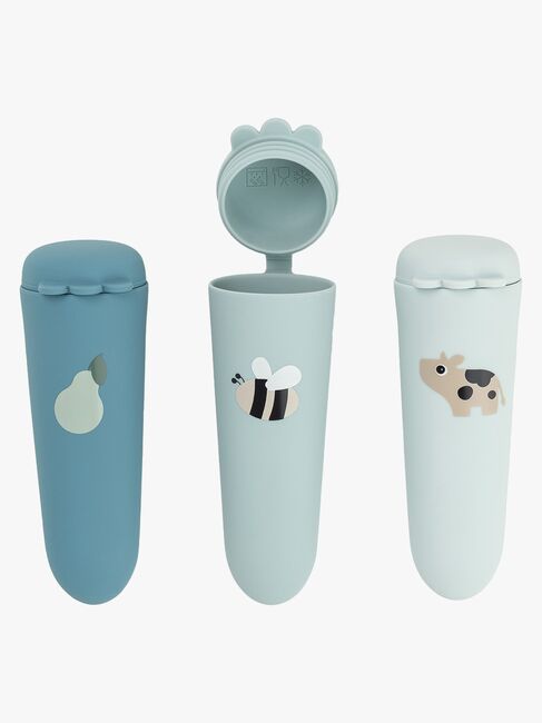 Done By Deer Dotti Isform Silikon 3-Pakk, Blue