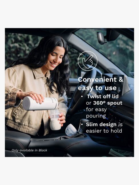 Baby Brezza Superfast Portable Flaskevarmer, Black