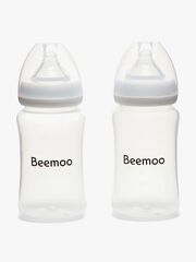 Beemoo CARE Brystmelkflaske 240 Ml 2-pack inkl. Tut