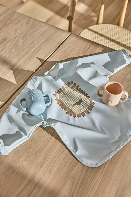 OYOY Lobo Løve  Langermet Smekke, Ice Blue