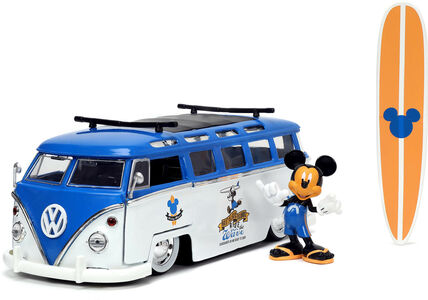 Jada Toys Disney Folkevognbuss med Figur Mikke Mus 1:24