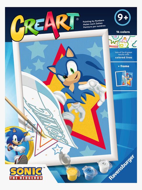 Ravensburger CreArt Malesett Speedy Sonic