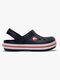 Crocs Classic Sandaler, Navy/Red