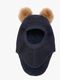 Huttelihut Balaklava Merinoull med Dusker, Dark Navy