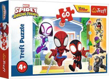 Trefl Marvel Puslespill Spidey and His Amazing Friends 60 Brikker