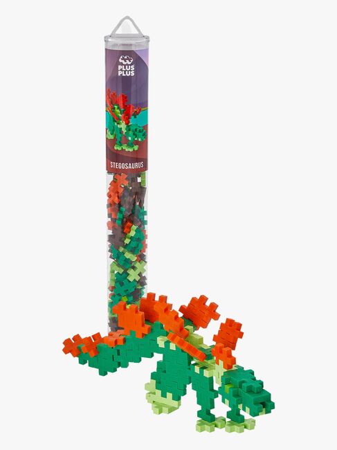 Plus-Plus Byggesett med Bunnplate & Tube Dino, 4x100 Deler