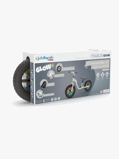Chillafish Charlie GLOW Balansesykkel, Beige