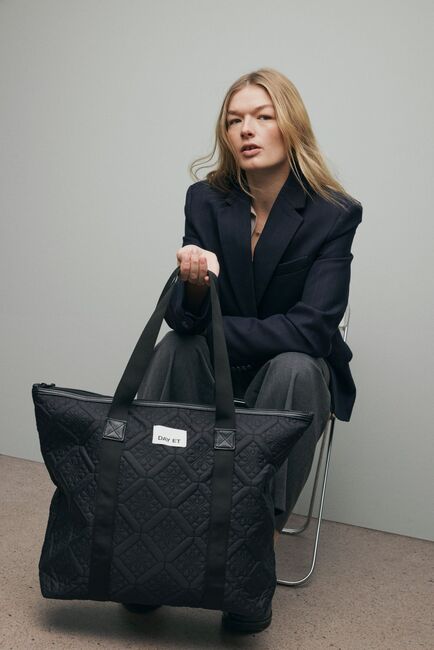 DAY ET Gweneth Floral Quilt Stelleveske M, Black