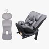 Beemoo Rotate i-Size Vendbar Bilstol inkl. Ventilerende Sittepute, Mineral Grey/Grey