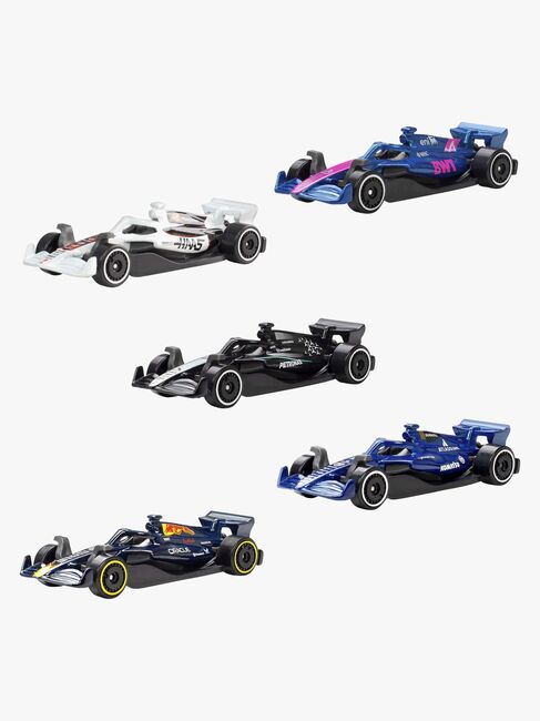 Hot Wheels F1 Biler Die-Cast 1:64 5-pakning
