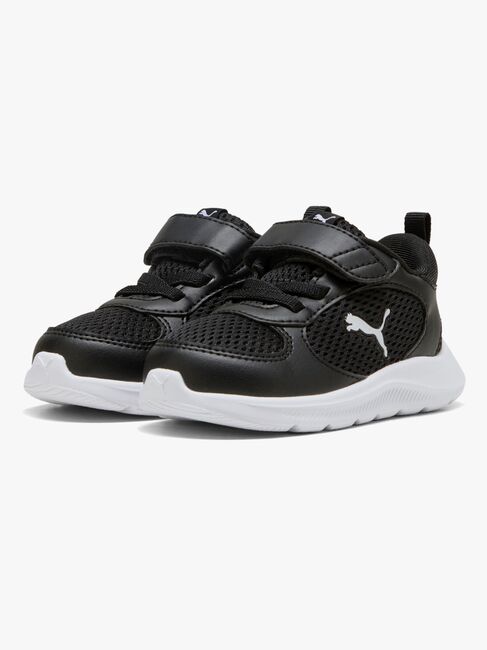 Puma Fun Racer 2 AC+ Infant Sneakers, Black/White