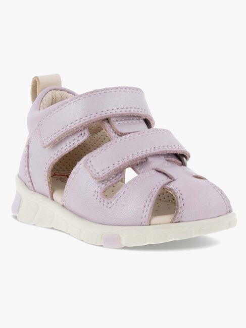 Ecco Mini Stride Sandaler, Violet Ice Metallic