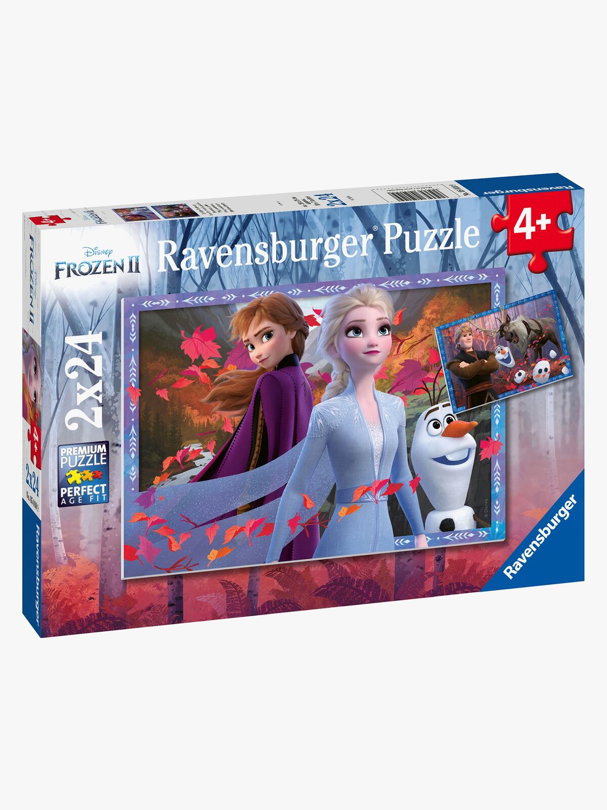 Ravensburger Disney Frozen Puslespill, 2x24 Brikker