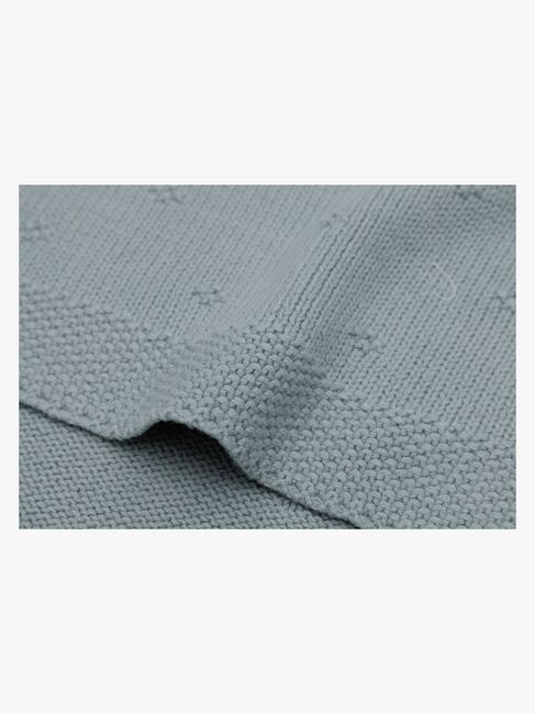 Jollein Strikket Teppe Cozy, Sea Green