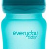Everyday Baby Tåteflaske Glass med Varmeindikator 150ml, Turquoise