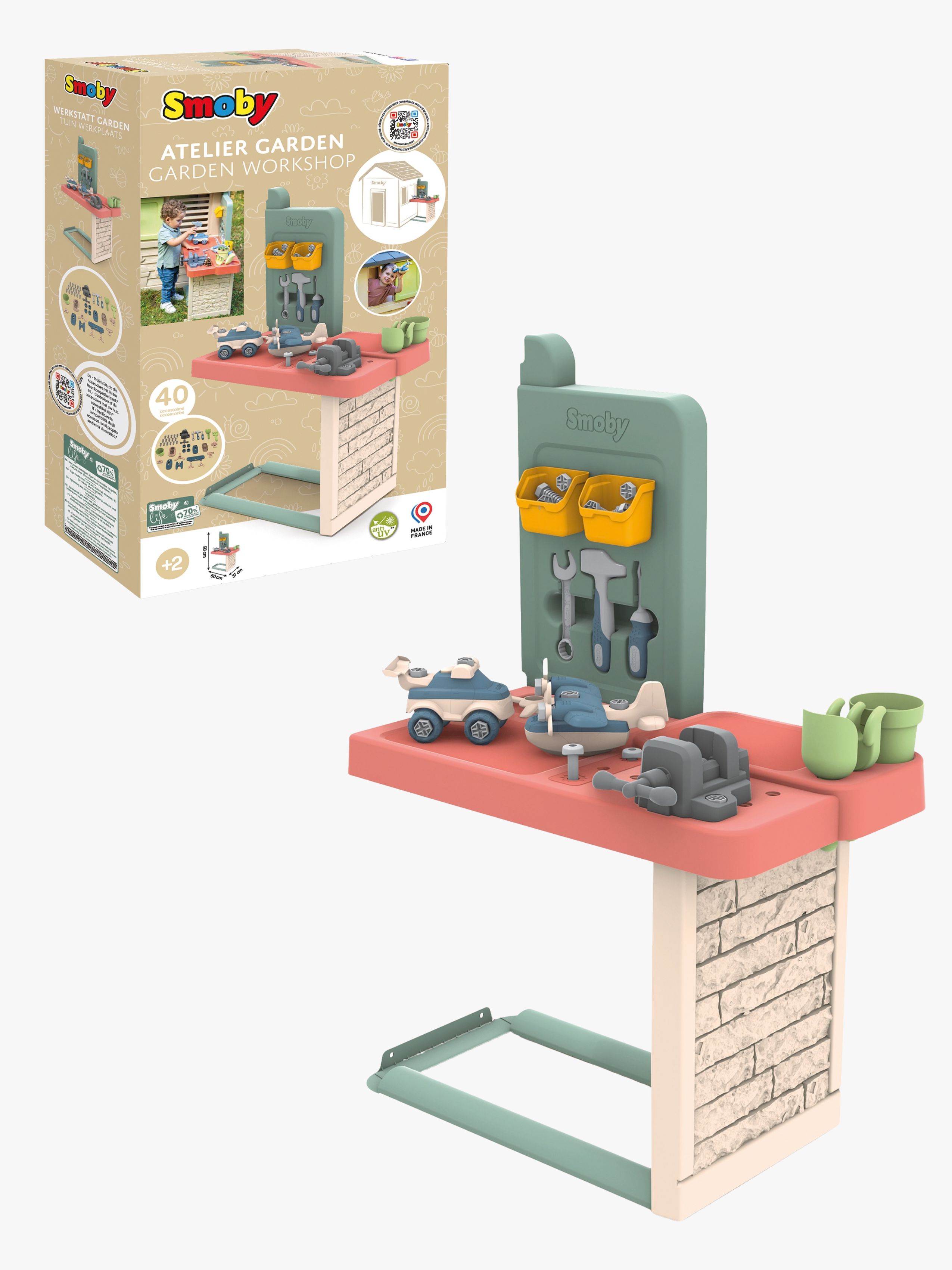 Smoby Life Verksted - Lekestuer - Plast,Metall