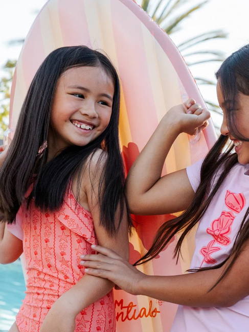 Swim Essentials  Oppblåsbart Surfebrett, Flower Market