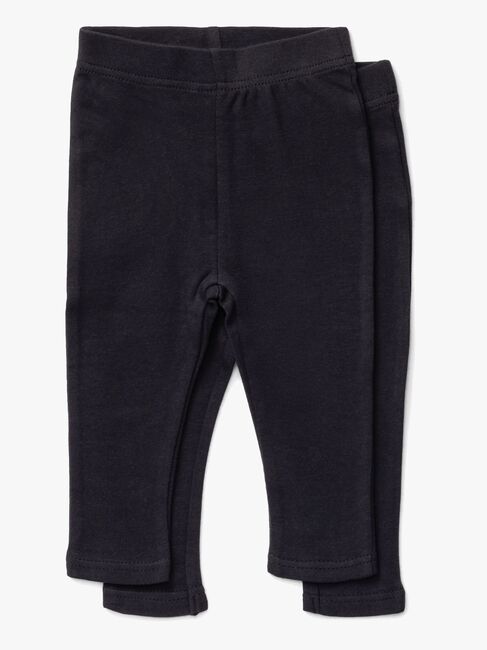 Tiny Treasure Lexi Leggings 2-Pack, Phantom Black