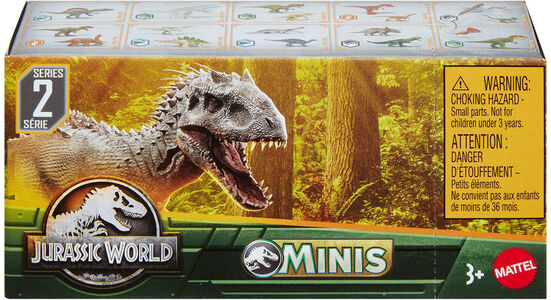 Jurassic World Minis Dinosaurer Blandede 2-Pack