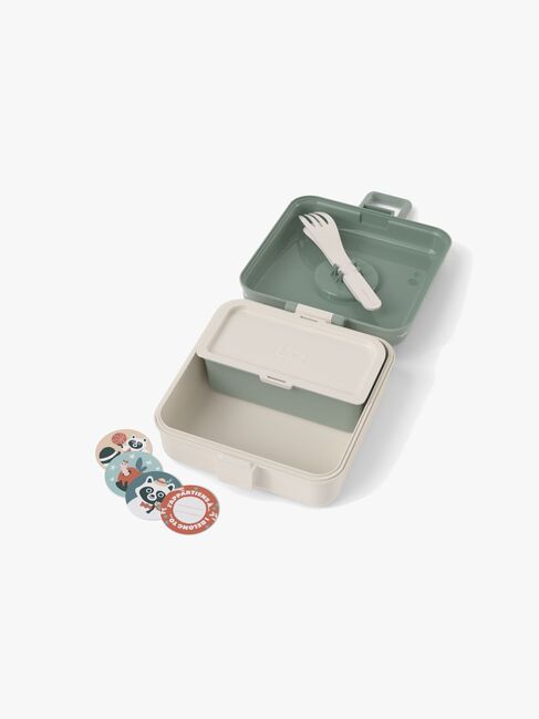 Monbento Snacky Bento Matboks, Raccoon