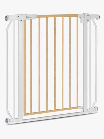 Lionelo Truus Slim Sikkerhetsgrind, White/Natural