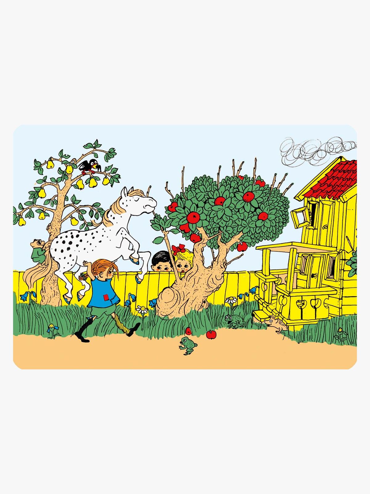 Pippi Langstrømpe Villavillekulla Underlag