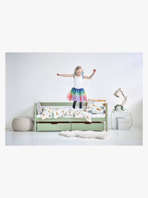 Hoppekids Sengeskuff ECO Comfort 2-pack, Pale Green