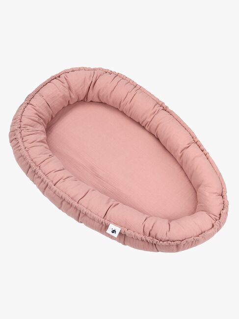 Julius Zöllner NIDO Muslin Babynest, Dusty Rose
