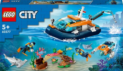 LEGO City 60377 Utforskere Og Dykkerbåt