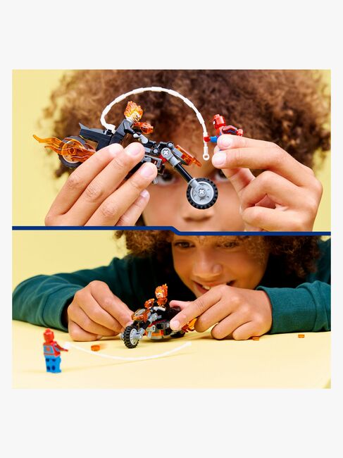 LEGO Super Heroes 76335 Spider-Man mot Ghost Rider på motorsykkel