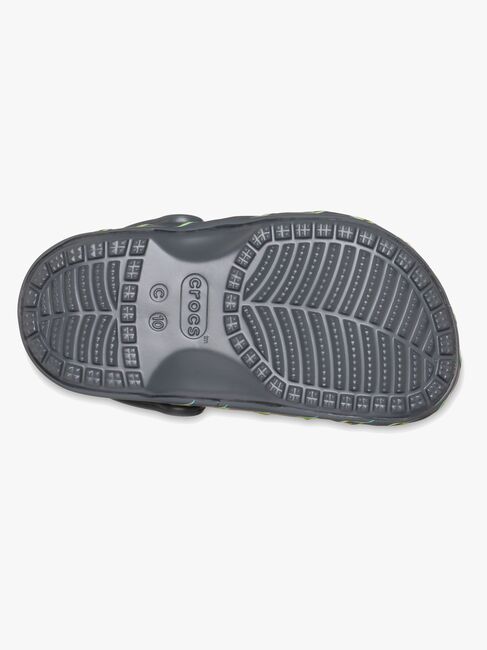 Crocs Classic Bolt Lights Tøfler, Carbon