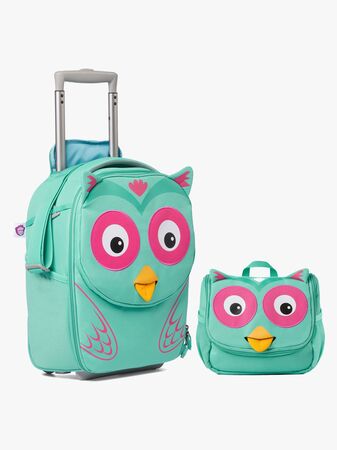 Affenzahn Koffert 18L & Toalettmappe, Owl