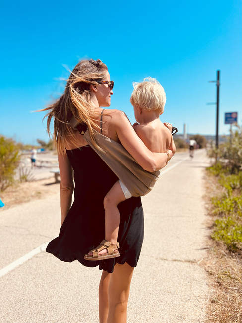 Wildride Bæresele, Brown Linen