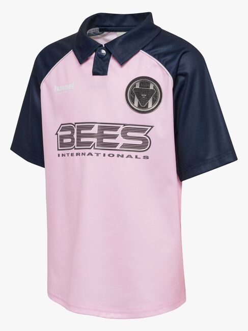 Hummel JR Loose Tiger Soccer T-skjorte, Roseate Spoonbil