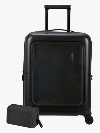 American Tourister Dashpop Koffert 41-47L & Toalettmappe POP, True Black