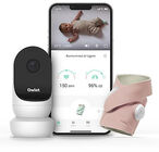 Owlet Duo Babycall med Cam 2, Dusty Rose