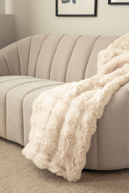 KMCarpets Bubble Pledd 150x220, Nature