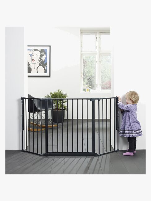 BabyDan Flex M Skrugrind, Svart