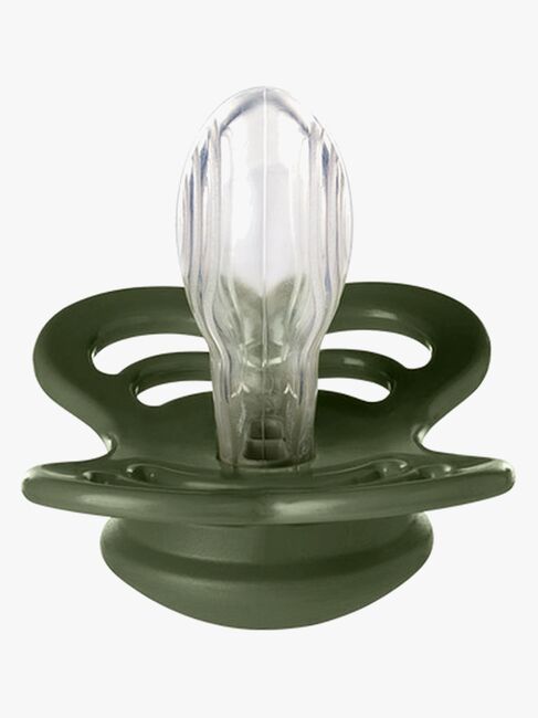 BIBS Supreme Smokk 2-pack Silikon Str 1, Sage/Hunter Green