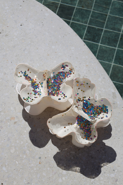 SUNNYLiFE Armpuffer, Cotton Candy Glitter