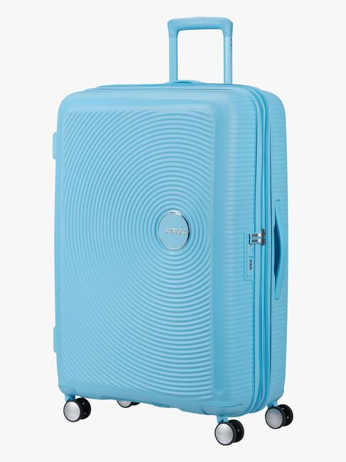 American Tourister Soundbox Spinner Koffert 97-110L, Blueberry Fizz