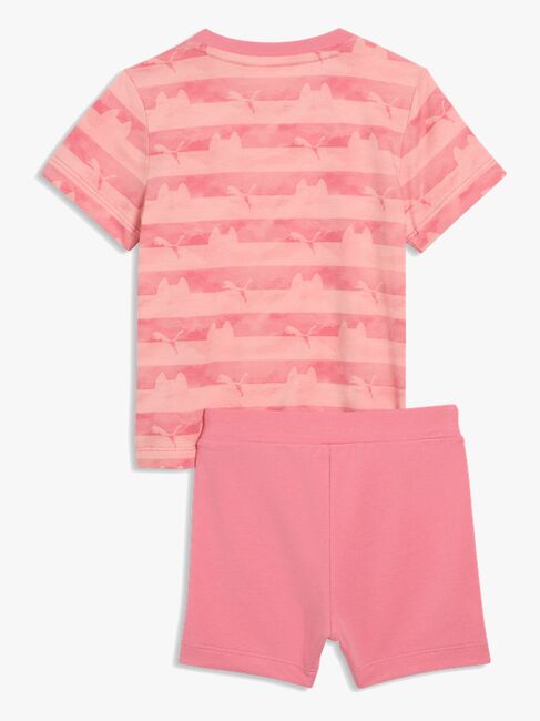 Puma T-skjorte & Shorts Gabby's Dollhouse Minicats Sett, Rosa