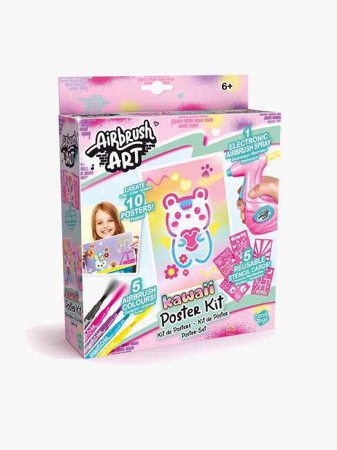 Airbrush Plush Art Mini Plakatsett