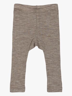 Mikk-Line Leggings Baby Merinoull, Melange Denver