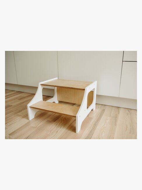 Duck Woodworks Skammel, Hvit