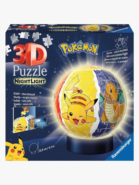 Ravensburger 3D-puslespill Pokémon Nattlampe 72 Deler