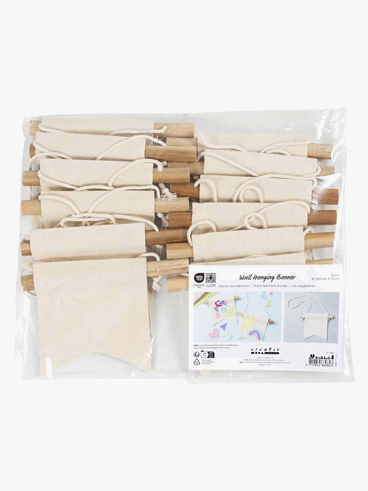 Creativ Company Veggbannere Liten Svalehaleform 12 st