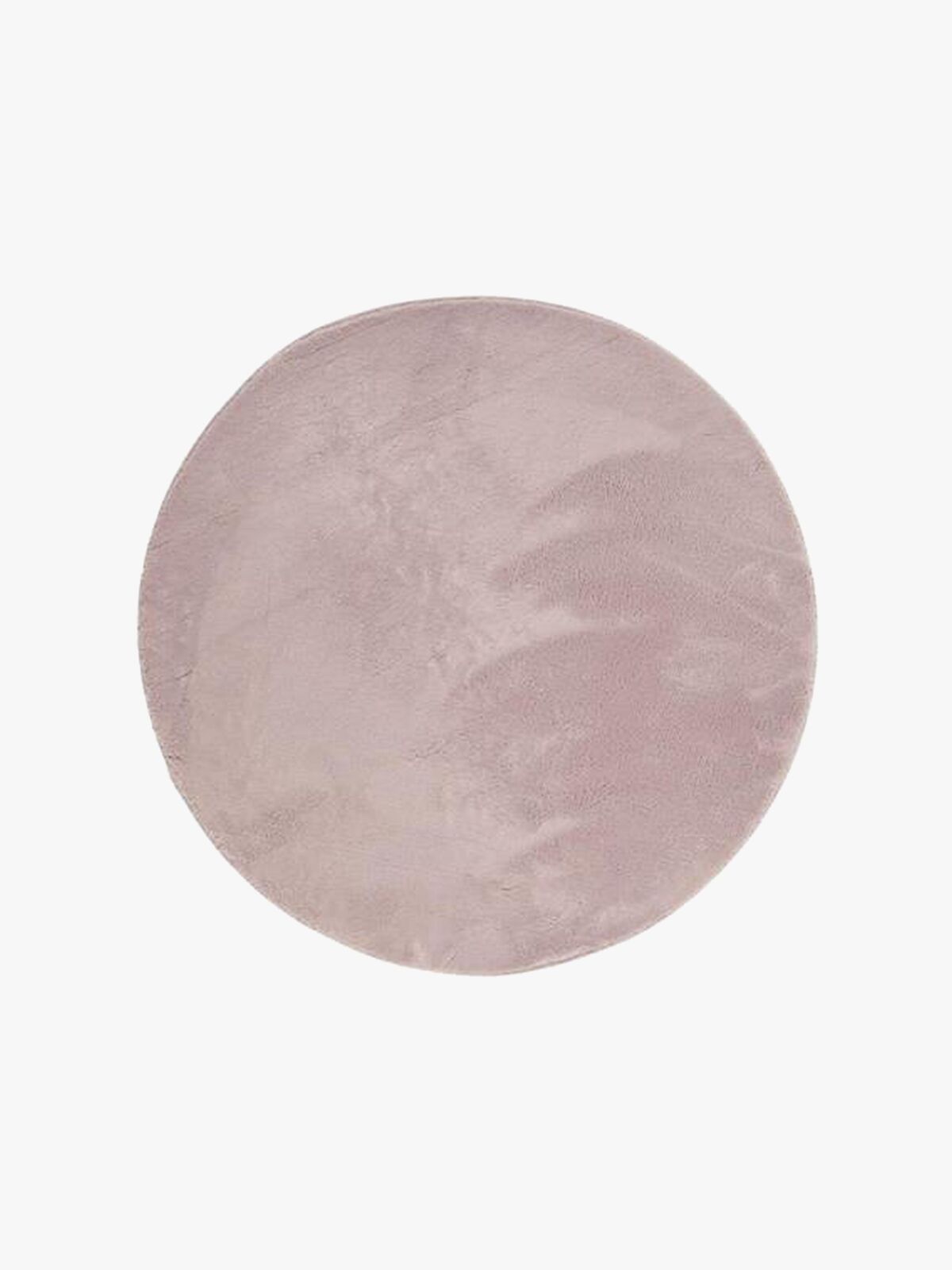 KMCarpets Gulvteppe Rund 120, Soft Dusty Pink