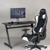 Victory Future Gamingstol inkl. Bord, Svart/Hvit